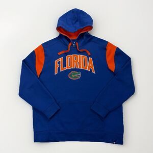 Florida Gators Hooded Sweatshirt Men’s XXL Fanatics‎ NCAA SEC Hoodie Blue Orange